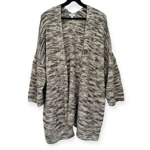 Pure J. Jill Open Knit Tan Cardigan Size XL